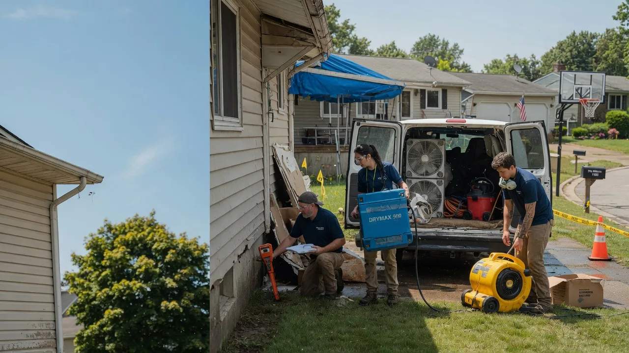 Ceiling Leak Cleanup in Monmouth, IA near me